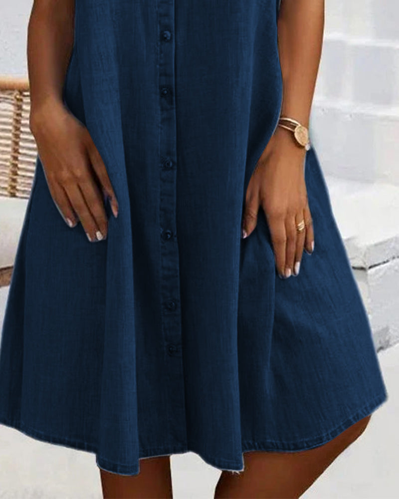 Suze™ | Denim Overhemdjurk