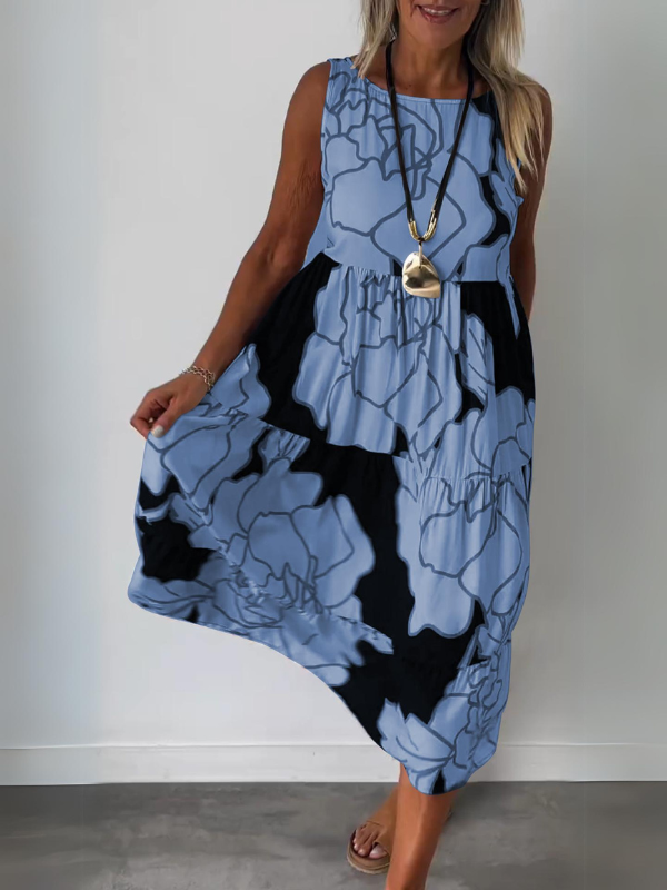 NOVERA™ | Elegante Jurk met Bloemenprint