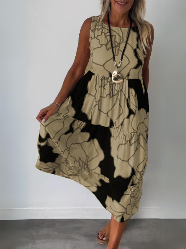 NOVERA™ | Elegante Jurk met Bloemenprint