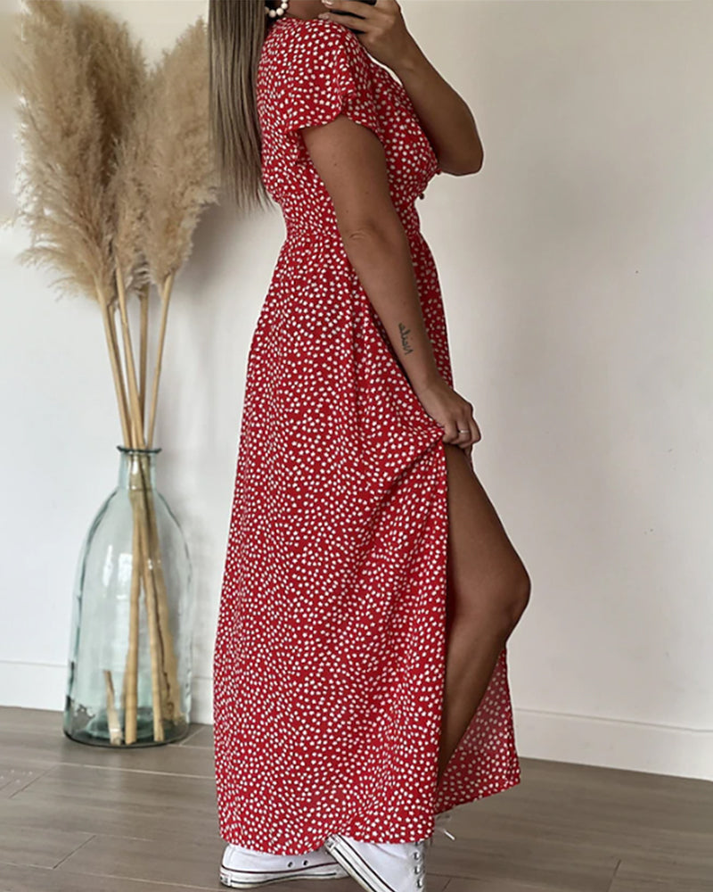 Sarah™ | Maxi jurk met V-hals