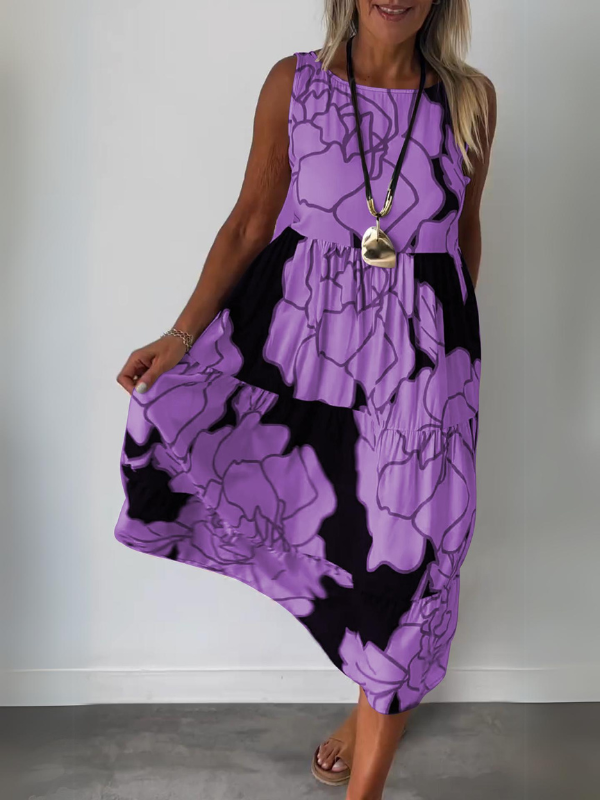 NOVERA™ | Elegante Jurk met Bloemenprint