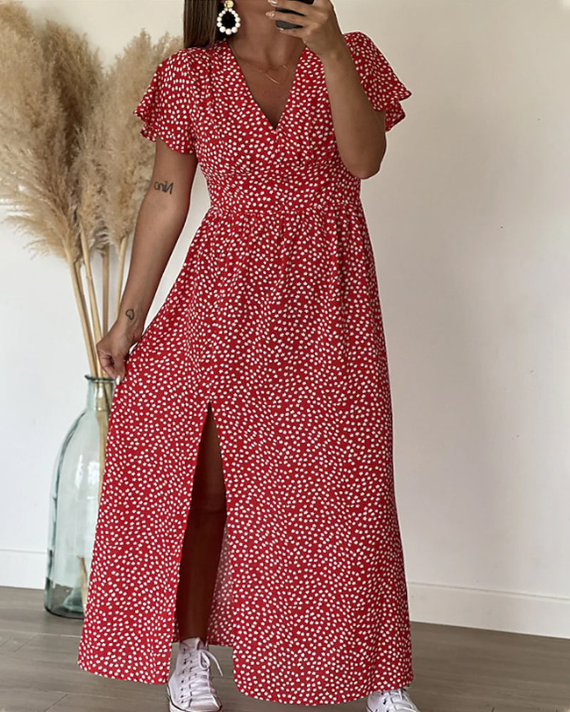 Sarah™ | Maxi jurk met V-hals