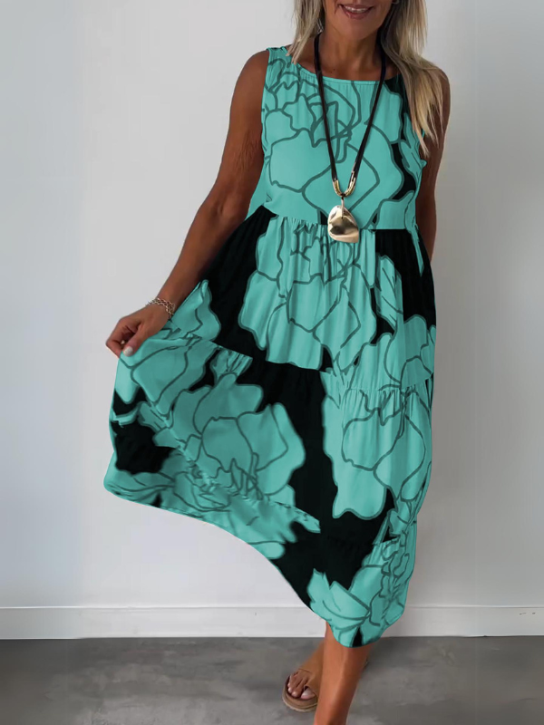 NOVERA™ | Elegante Jurk met Bloemenprint