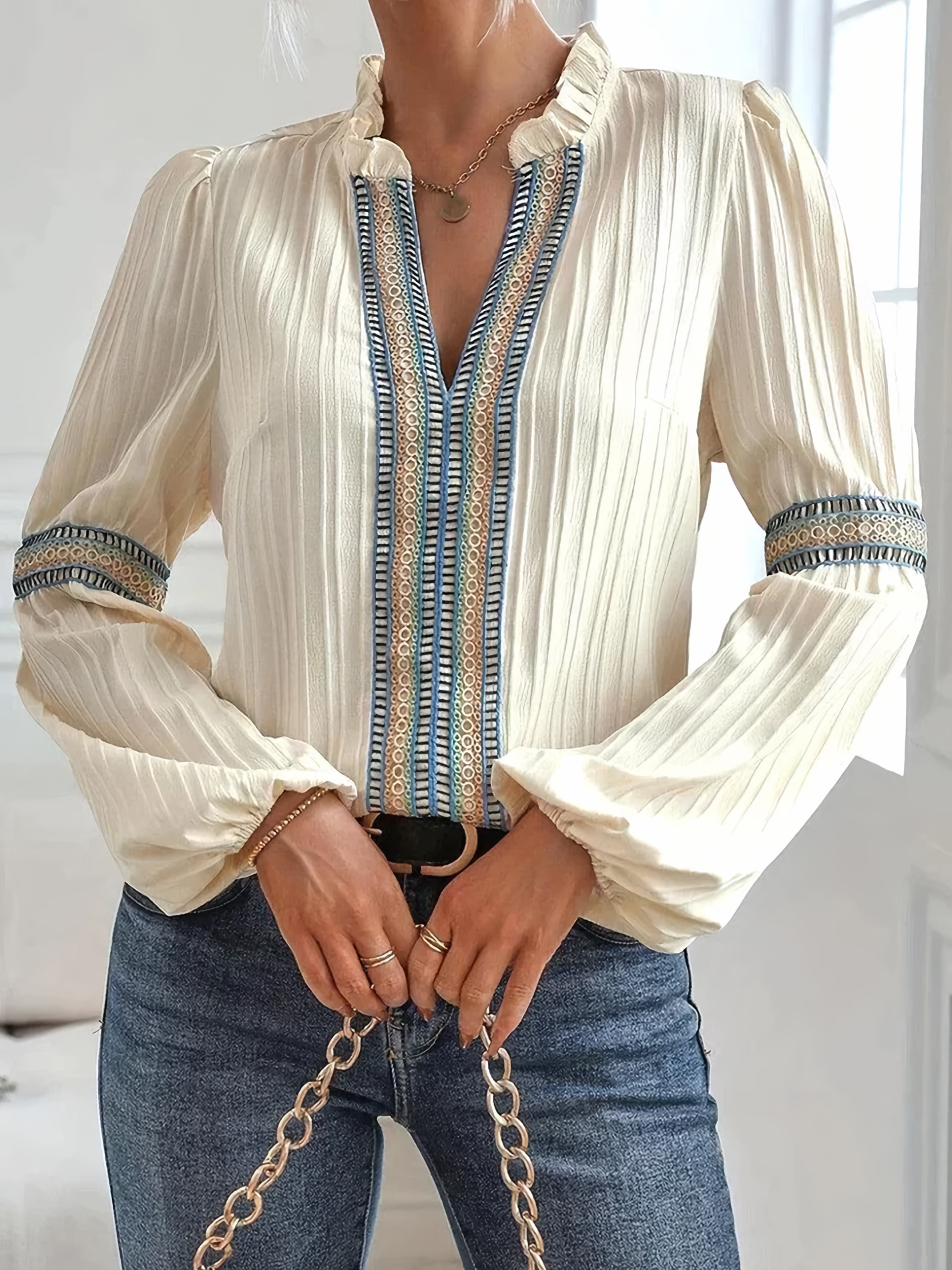 NOVERA™ | Kantenblouse