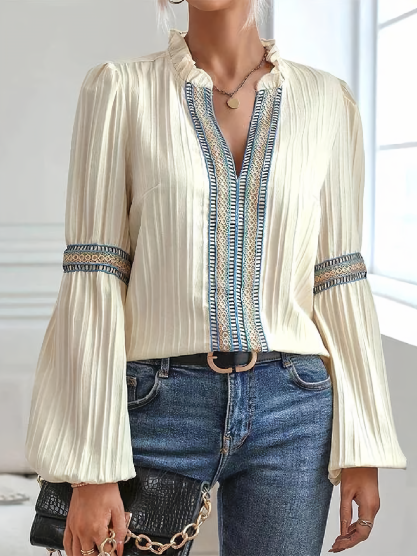 NOVERA™ | Kantenblouse