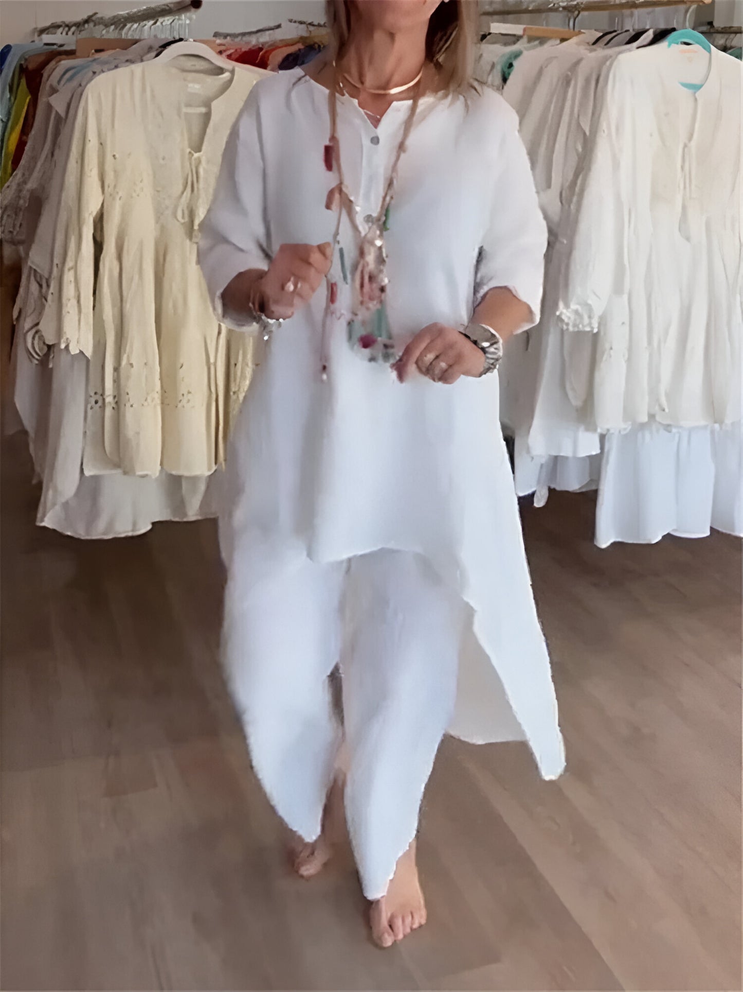 Mirelle™ | Luchtige Katoenmix Zomerset