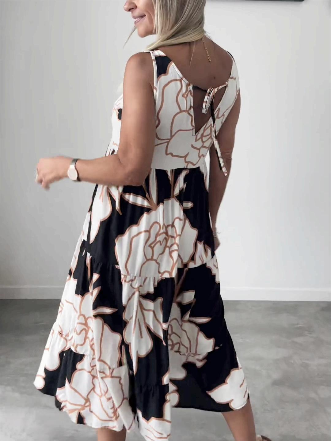 NOVERA™ | Elegante Jurk met Bloemenprint