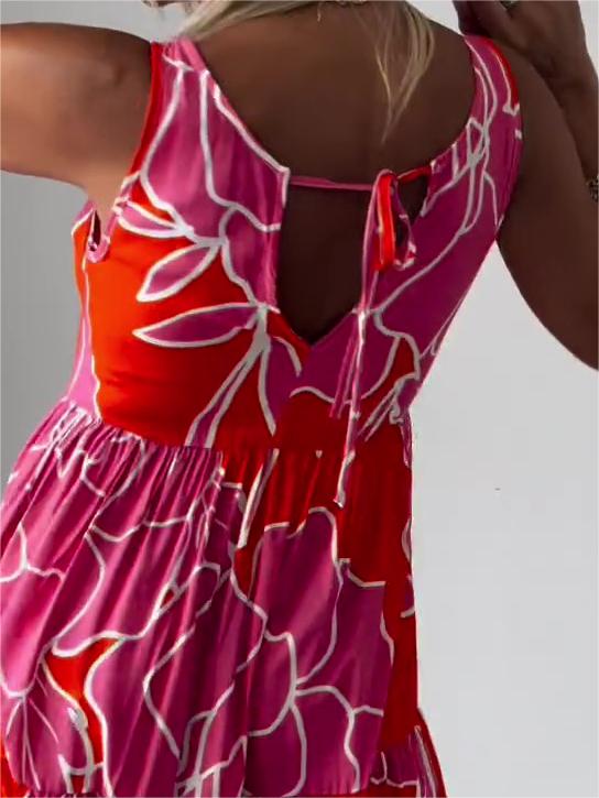 NOVERA™ | Elegante Jurk met Bloemenprint
