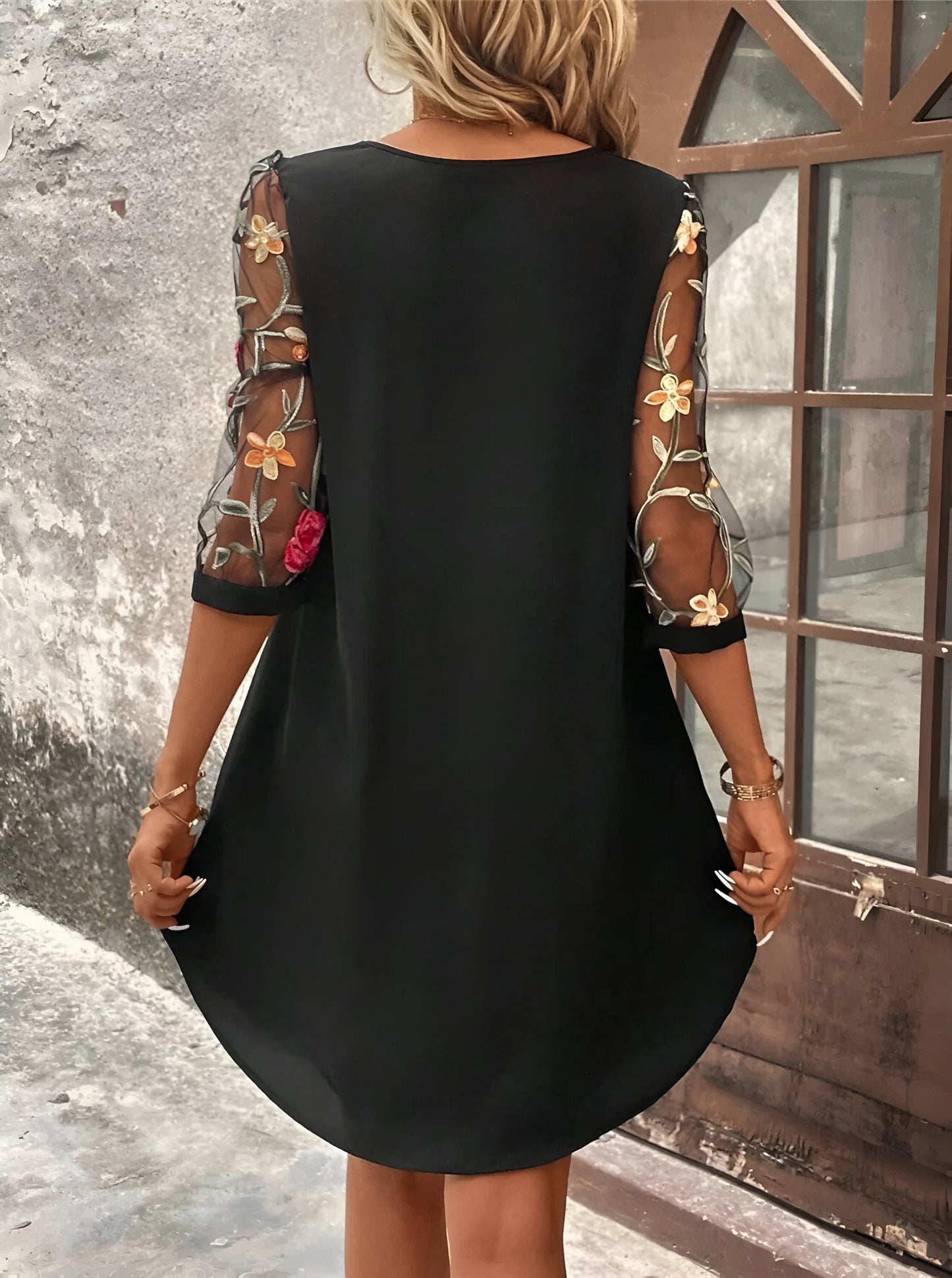Mia™ | Elegante Zomerjurk met Sierlijke mouwen