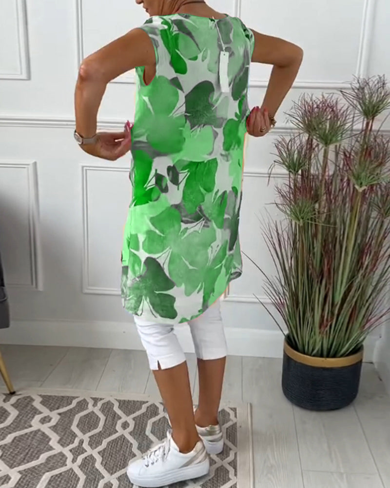 Marjolein™ | Casual jurk met Kleurrijke Bloemenprint