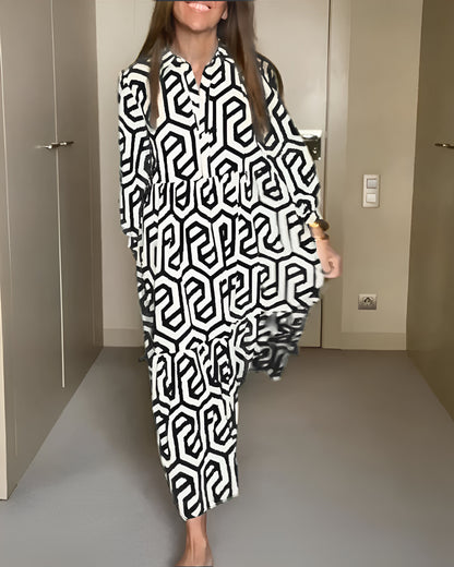 Mirthe™ | Maxi-jurk met Moderne Print