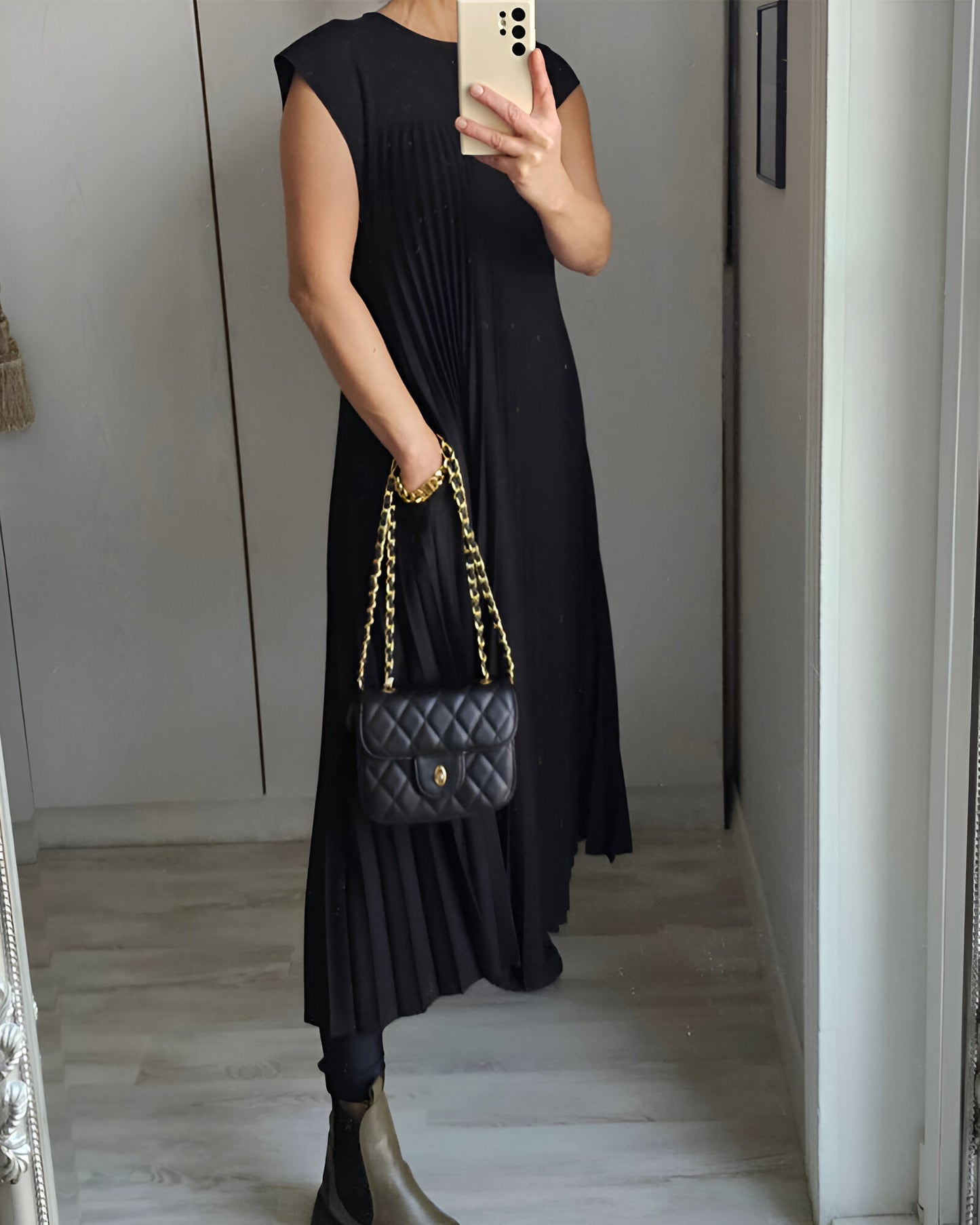 Dyna™ | Elegante Plissé Jurk