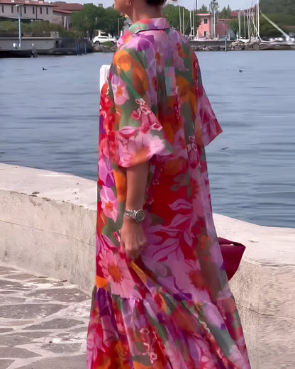 Camila™ | Kleurrijke Maxi-jurk