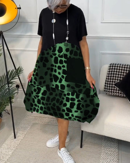 Naomi™ | Casual Printjurk met Ronde Hals
