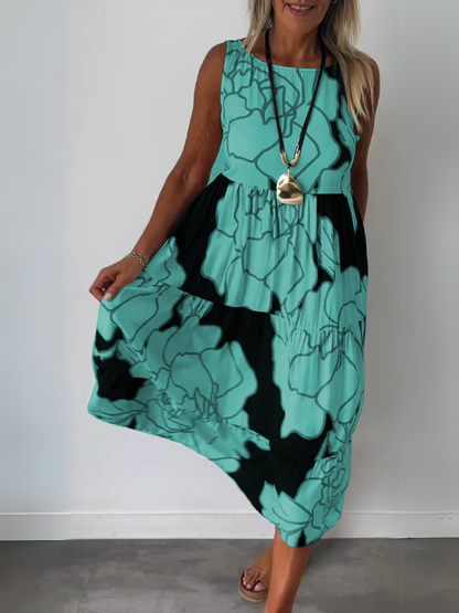 NOVERA™ | Elegante Jurk met Bloemenprint