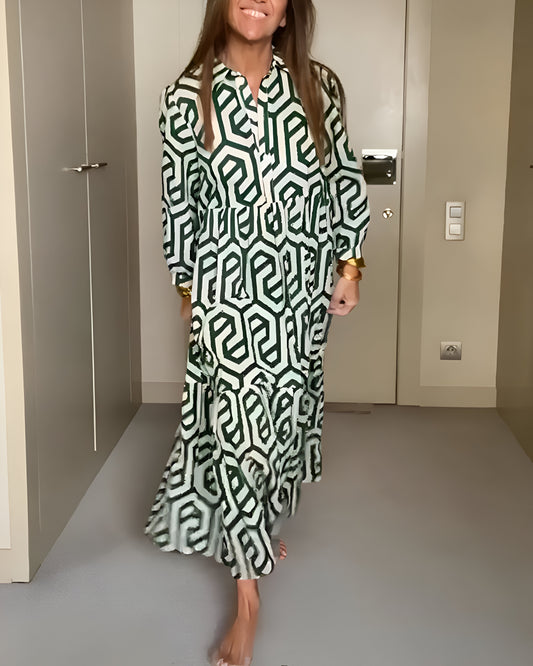 Mirthe™ | Maxi-jurk met Moderne Print
