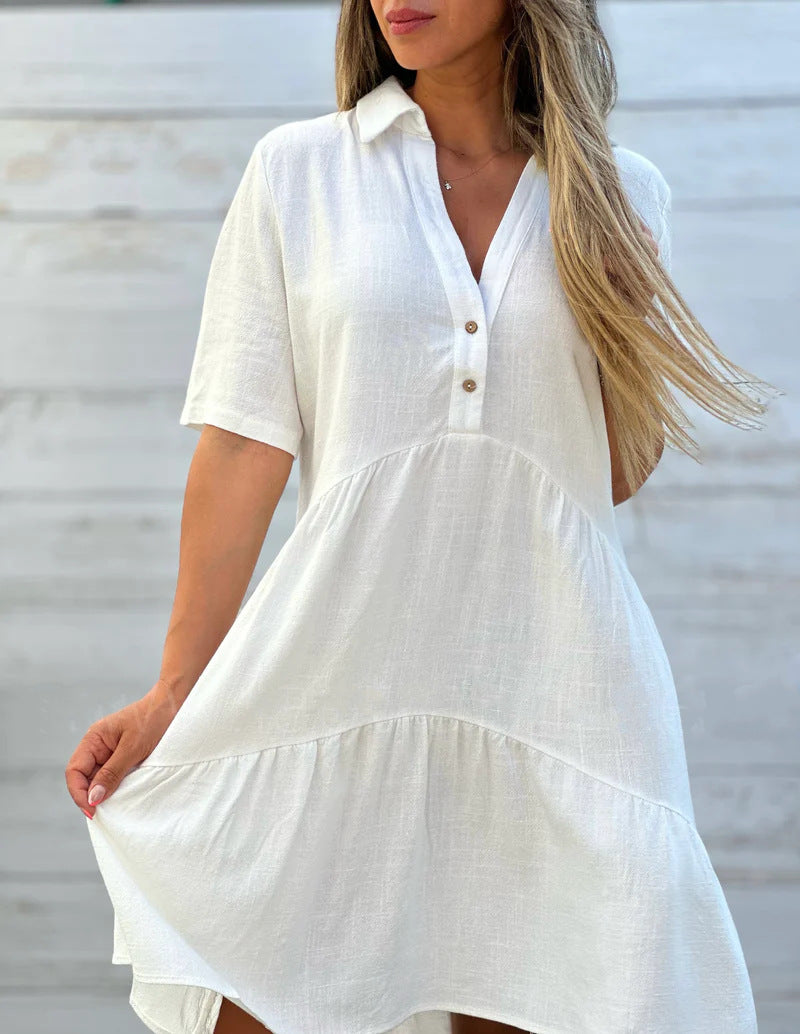 Carice™ | Elite Linnen Jurk