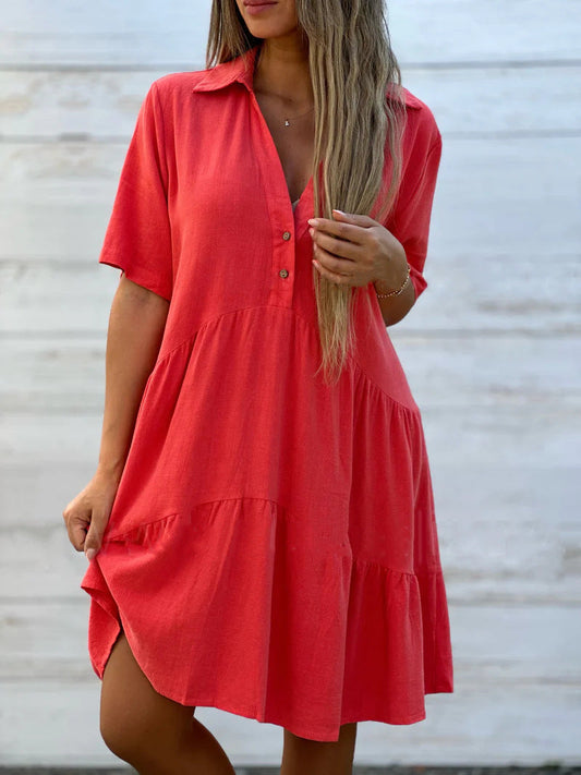 Carice™ | Elite Linnen Jurk