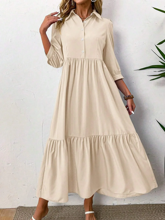 Linde™ | Elegante Overhemdjurk