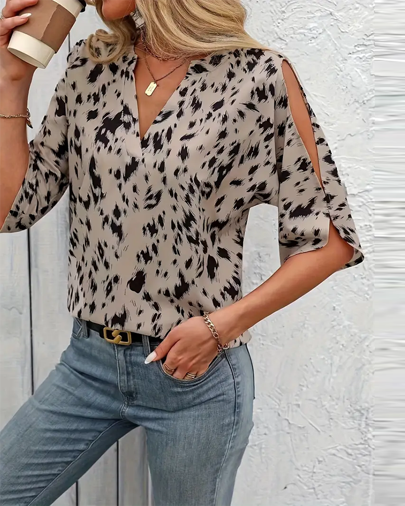 Elena™ | V-hals Blouse