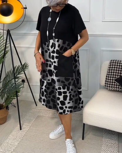 Naomi™ | Casual Printjurk met Ronde Hals