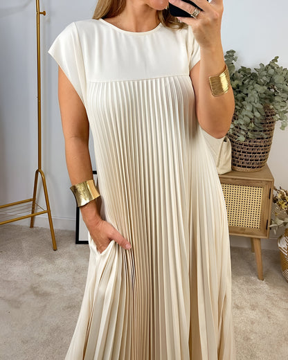 Dyna™ | Elegante Plissé Jurk