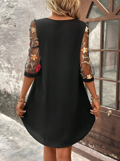 Mia™  | Elegante Zomerjurk met Sierlijke mouwen
