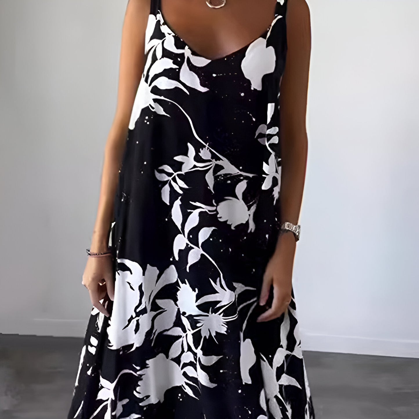 Evi™ | Charmejurk met bloemenprint